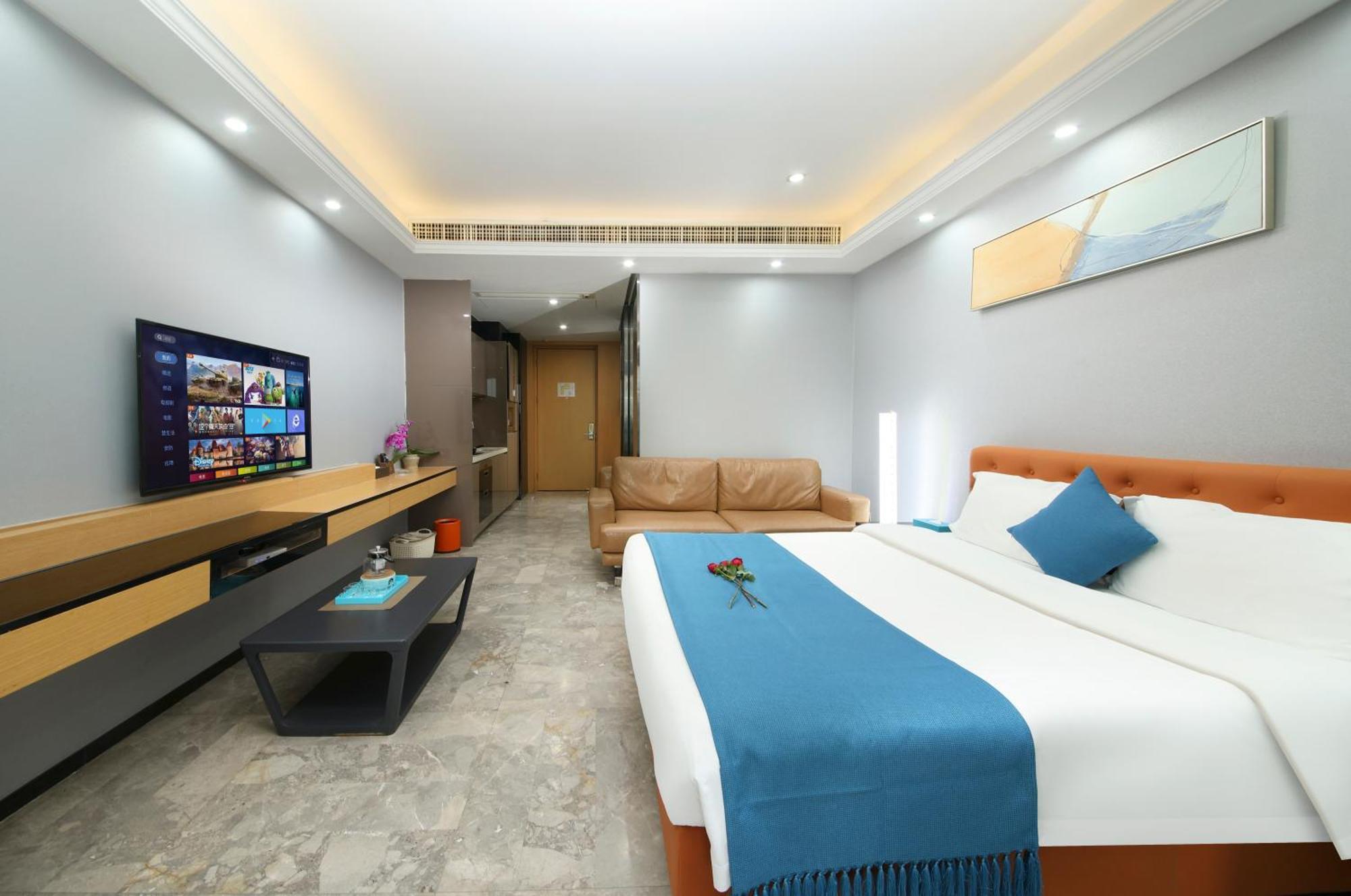 Pengman Beijing Rd. A-Mall Apartment Cantón Habitación foto